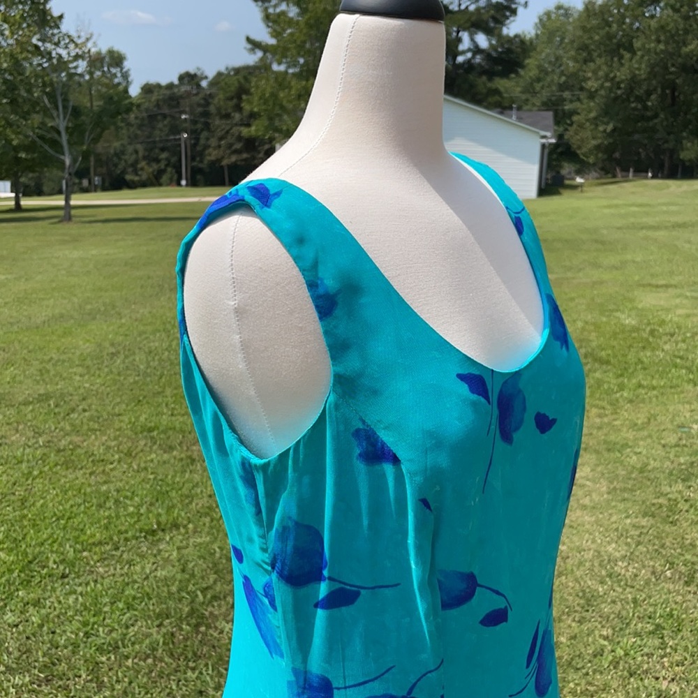 Maggy London Women’s Turquoise Dress - Picture 4 of 5